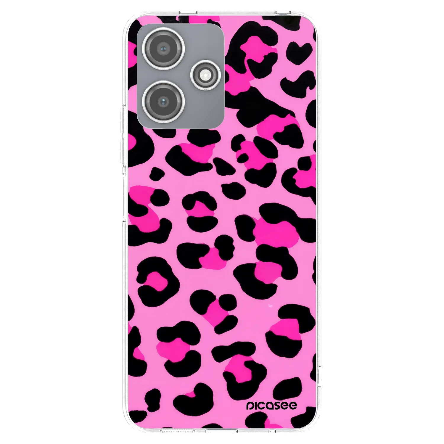 Picasee silikónový prehľadný obal pre Xiaomi Redmi 12 5G - Pink Tiger