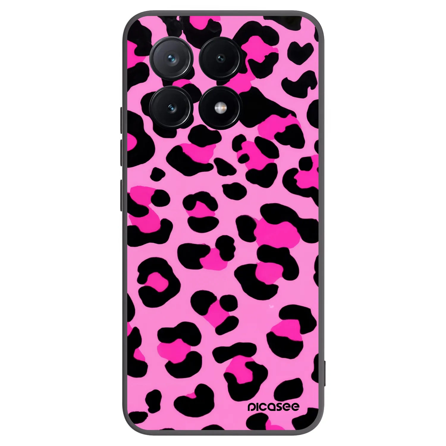 Picasee silikónový čierny obal pre Xiaomi Poco X6 Pro - Pink Tiger