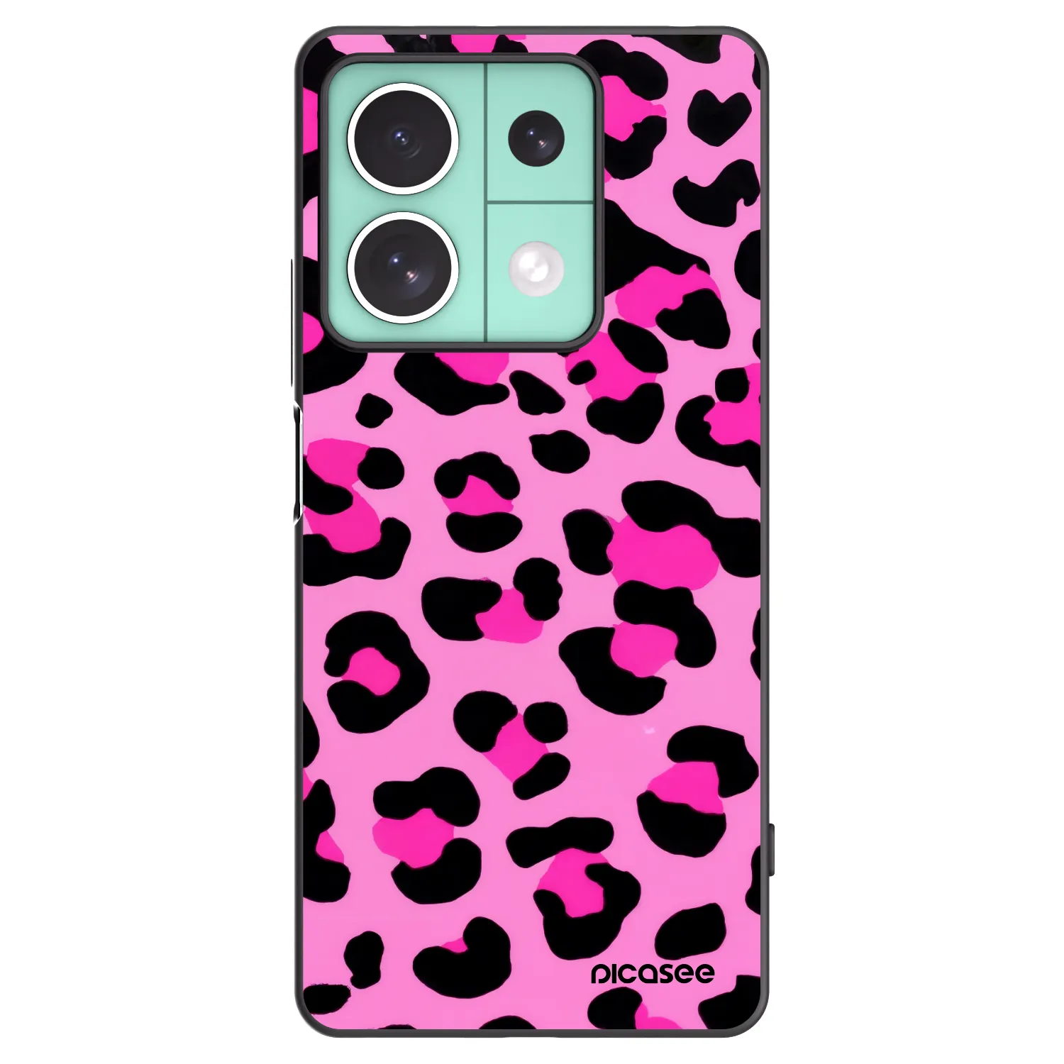 Picasee silikónový čierny obal pre Xiaomi Redmi Note 13 5G - Pink Tiger