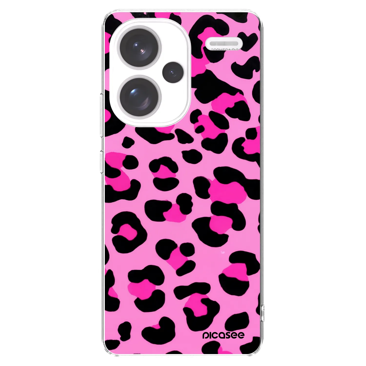 Picasee silikónový prehľadný obal pre Xiaomi Redmi Note 13 Pro+ 5G - Pink Tiger