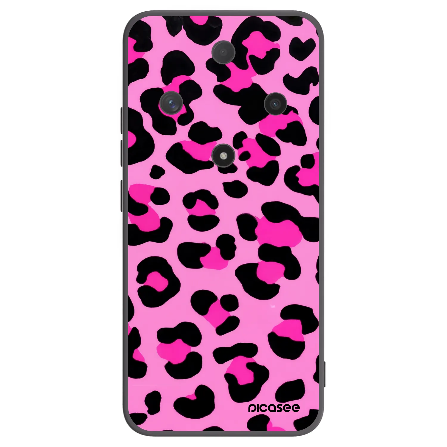 Picasee silikónový čierny obal pre Honor Magic6 Lite 5G - Pink Tiger