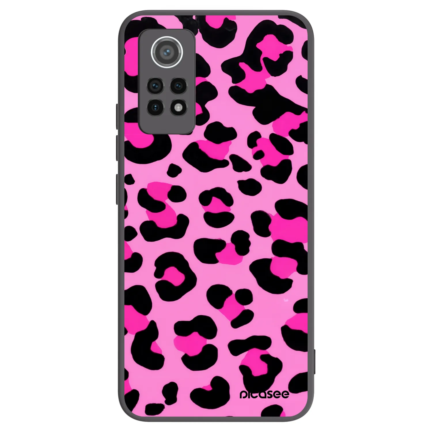 Picasee silikónový čierny obal pre Xiaomi Redmi Note 12 Pro 4G - Pink Tiger