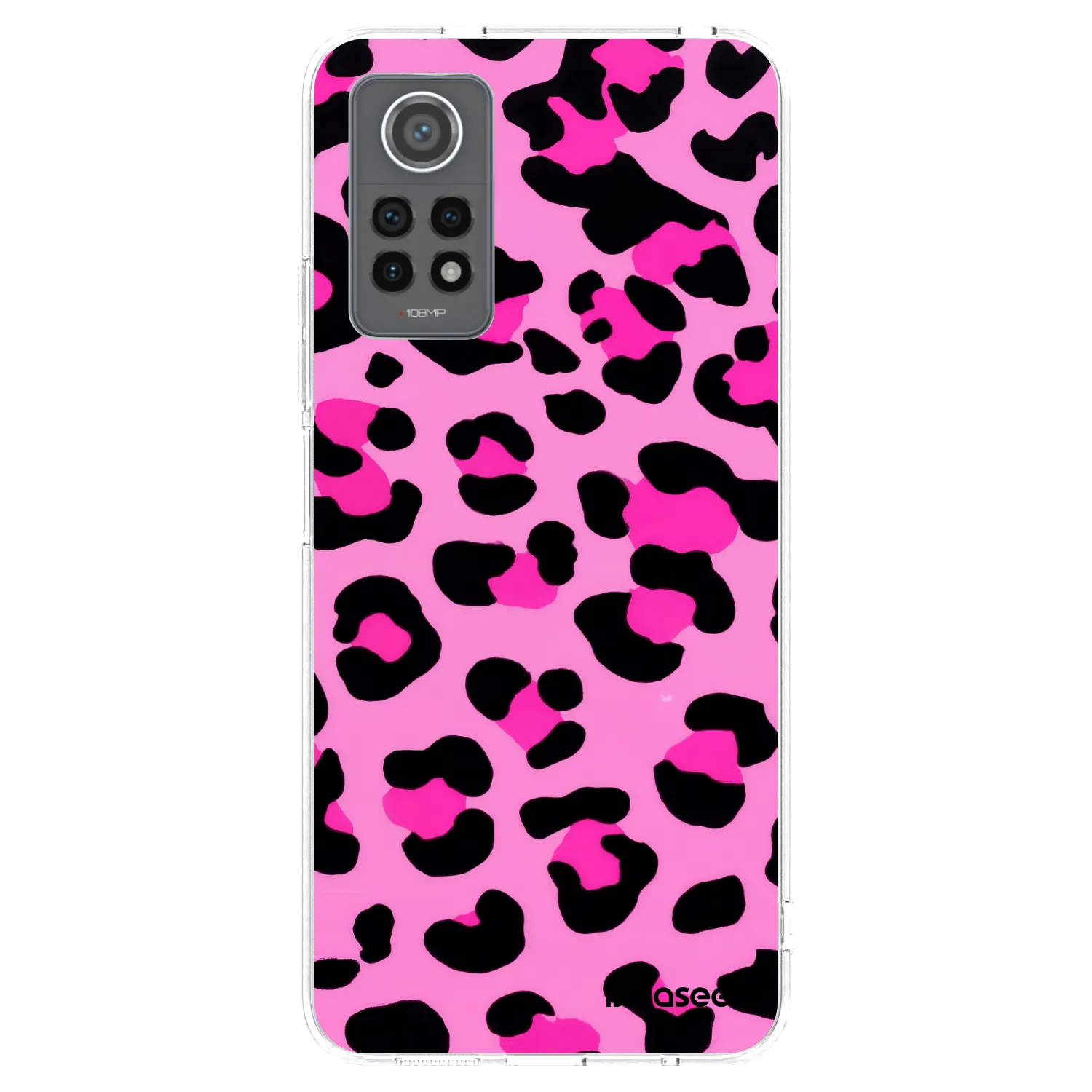 Picasee silikónový prehľadný obal pre Xiaomi Redmi Note 12 Pro 4G - Pink Tiger