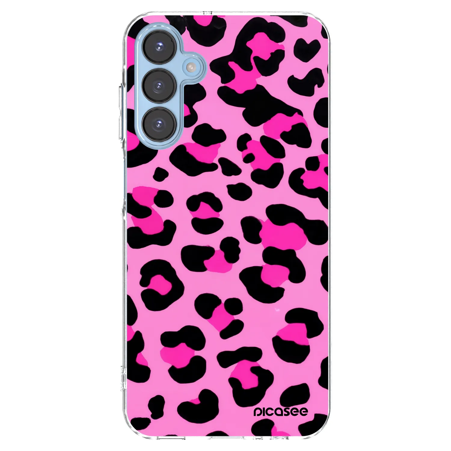 Picasee silikónový prehľadný obal pre Samsung Galaxy A15 A156B 5G - Pink Tiger