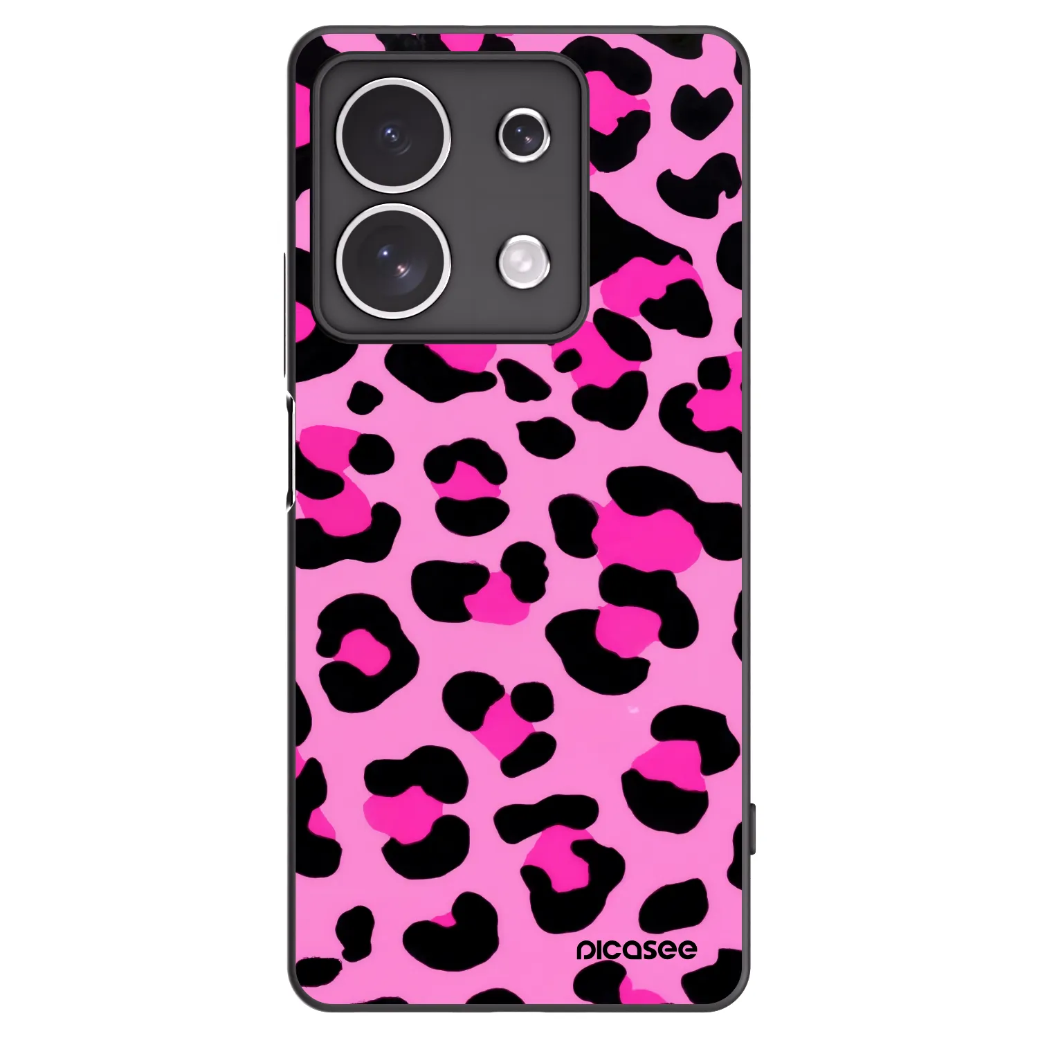 Picasee silikónový čierny obal pre Xiaomi Redmi Note 13 4G - Pink Tiger