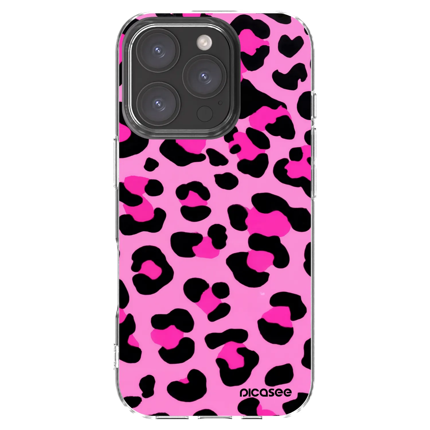 Picasee silikónový prehľadný obal pre Apple iPhone 16 Pro - Pink Tiger