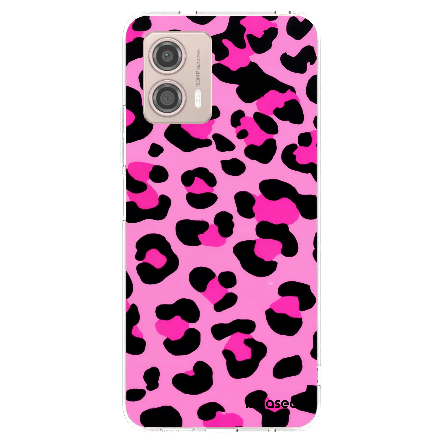 Picasee silikónový prehľadný obal pre Motorola Moto G53 5G - Pink Tiger