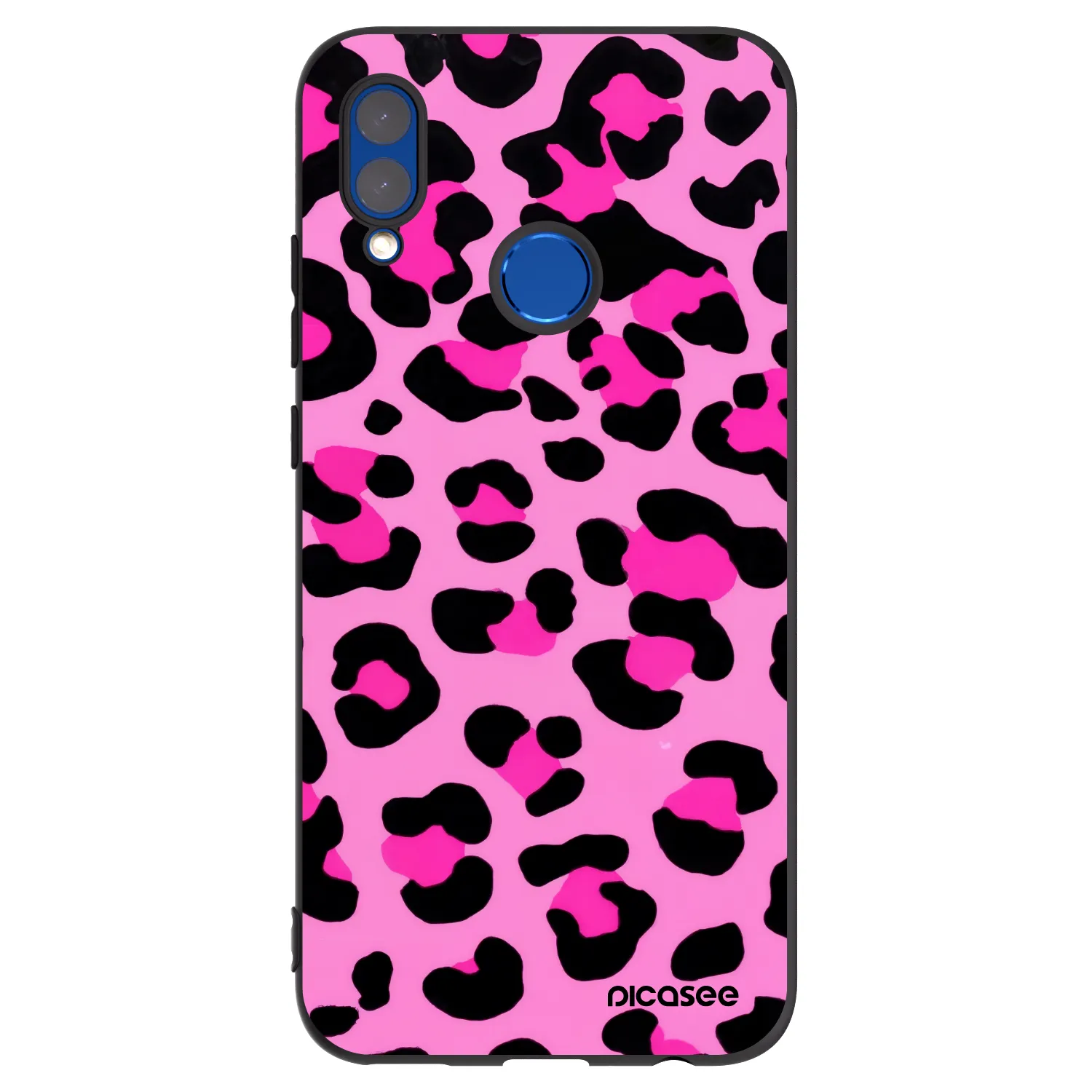 Picasee silikónový čierny obal pre Huawei P Smart 2019 - Pink Tiger