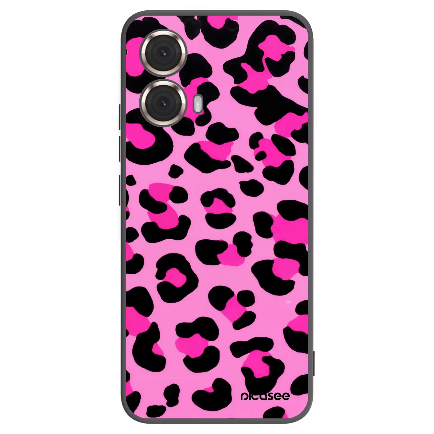 Silikónový čierny obal pre Motorola Moto G85 - Pink Tiger