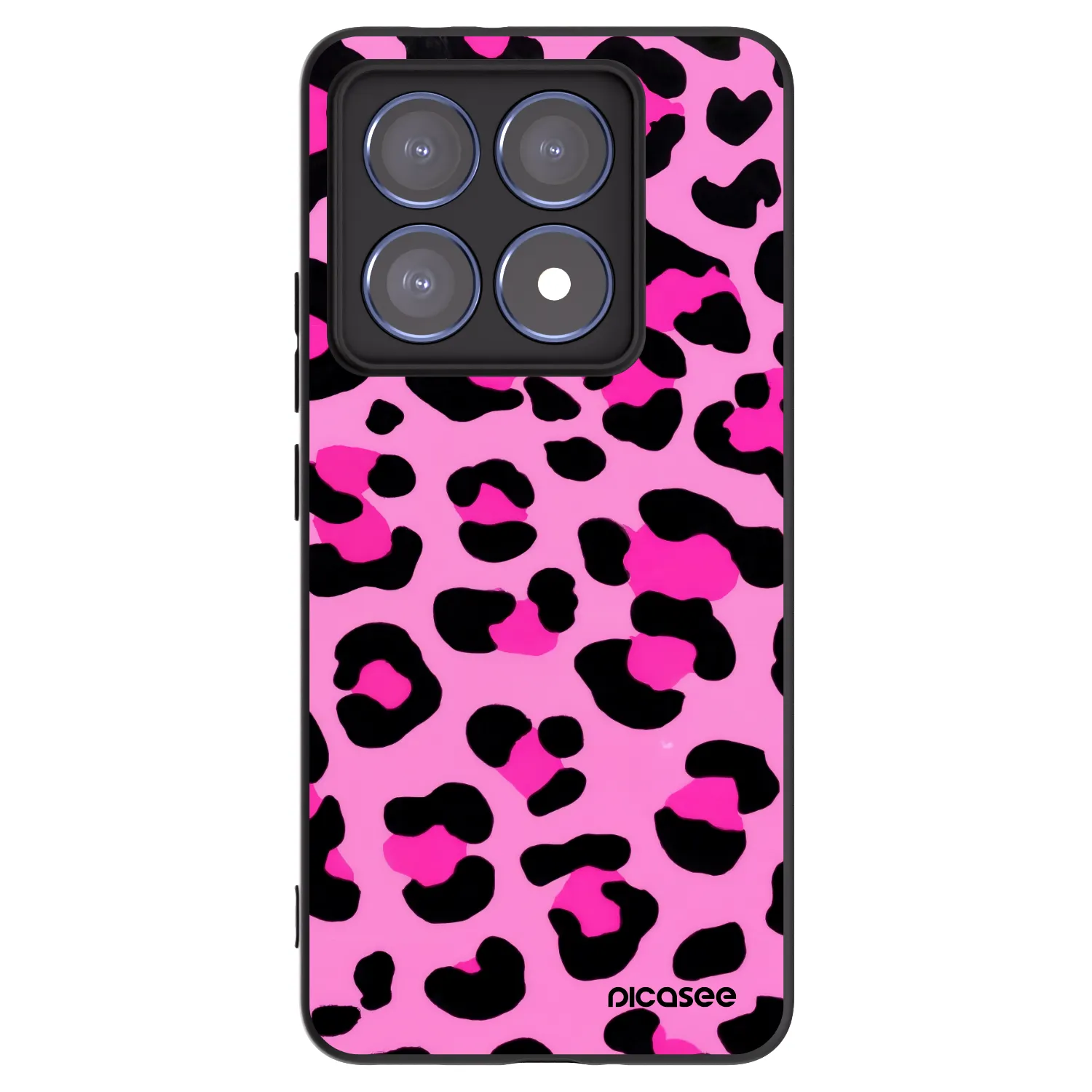 Picasee silikónový čierny obal pre Xiaomi 14T Pro - Pink Tiger