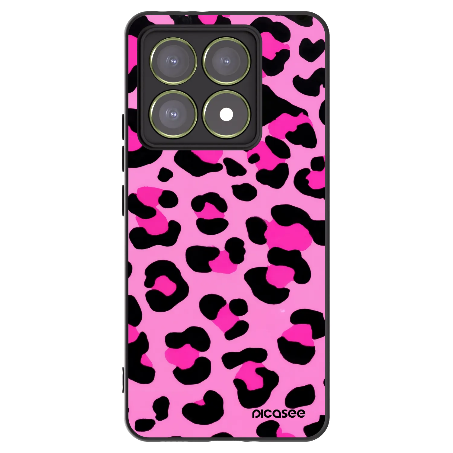 Picasee silikónový čierny obal pre Xiaomi 14T - Pink Tiger
