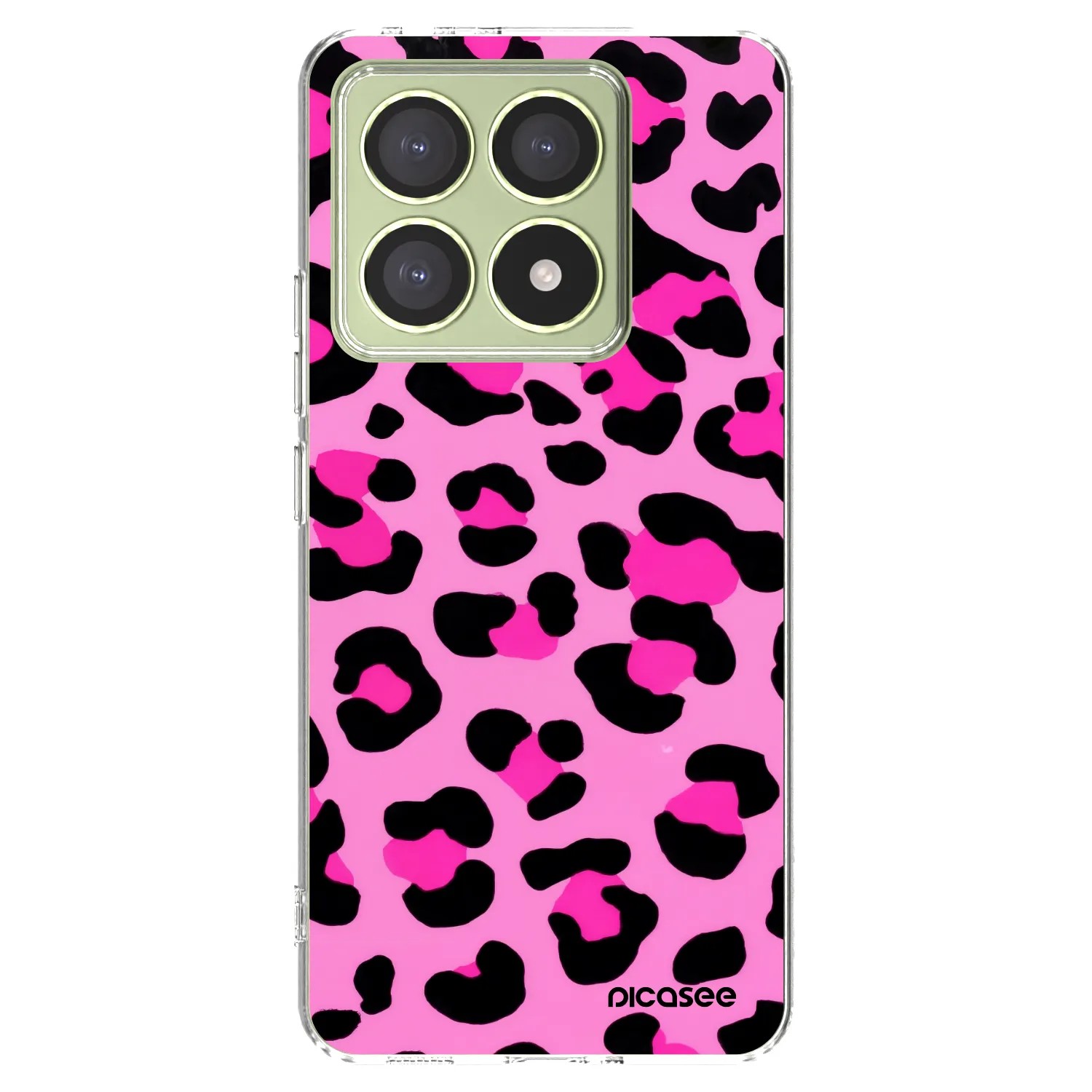 Picasee silikónový prehľadný obal pre Xiaomi 14T - Pink Tiger