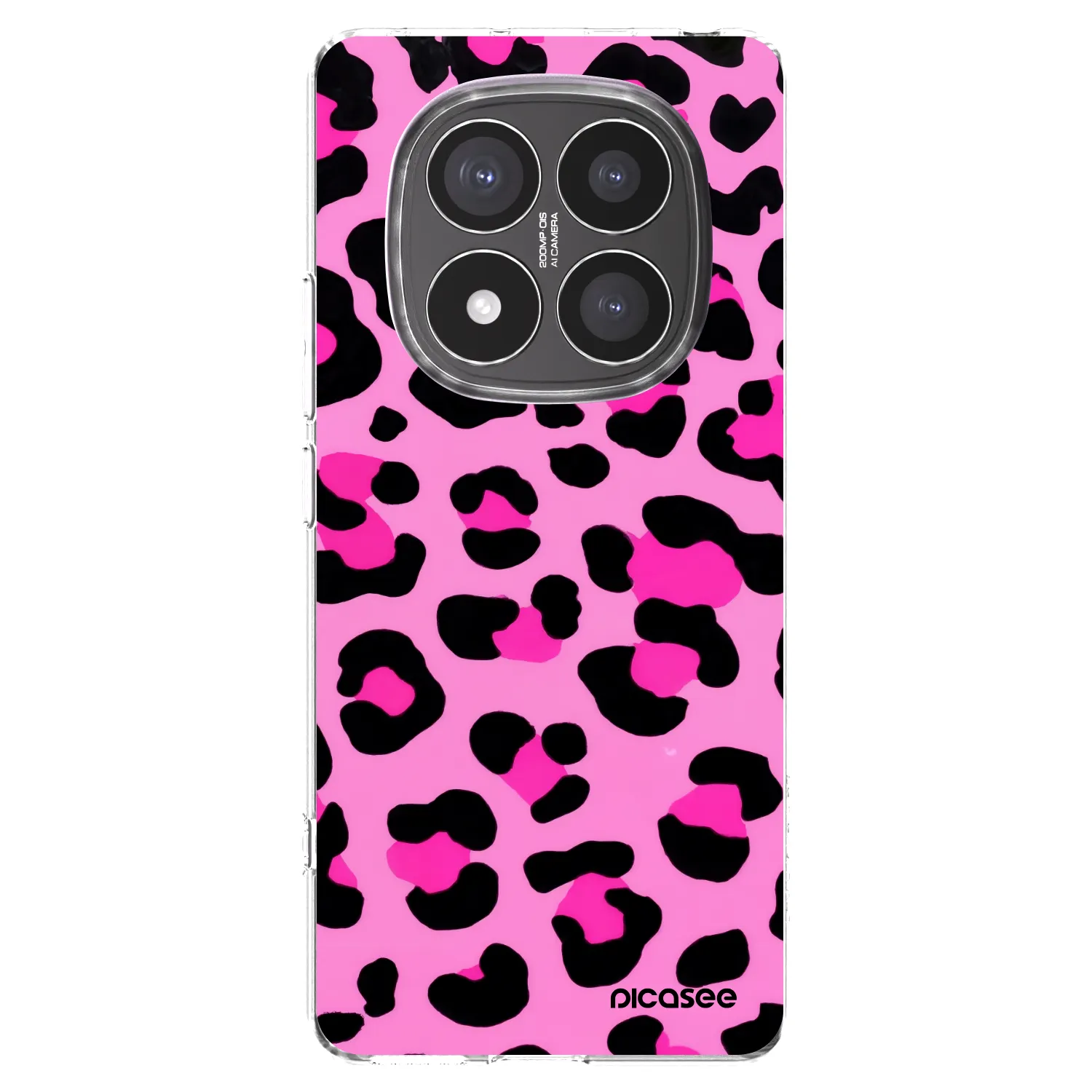 Picasee silikónový prehľadný obal pre Xiaomi Redmi Note 14 Pro+ 5G - Pink Tiger