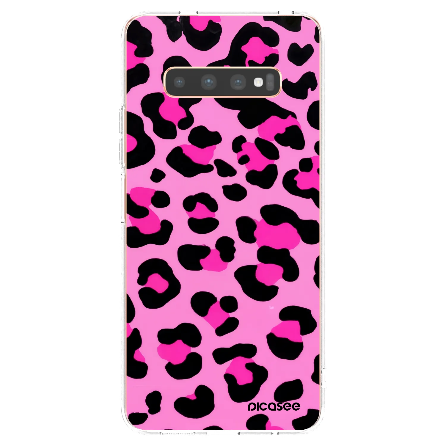 Picasee silikónový prehľadný obal pre Samsung Galaxy S10 Plus G975 - Pink Tiger