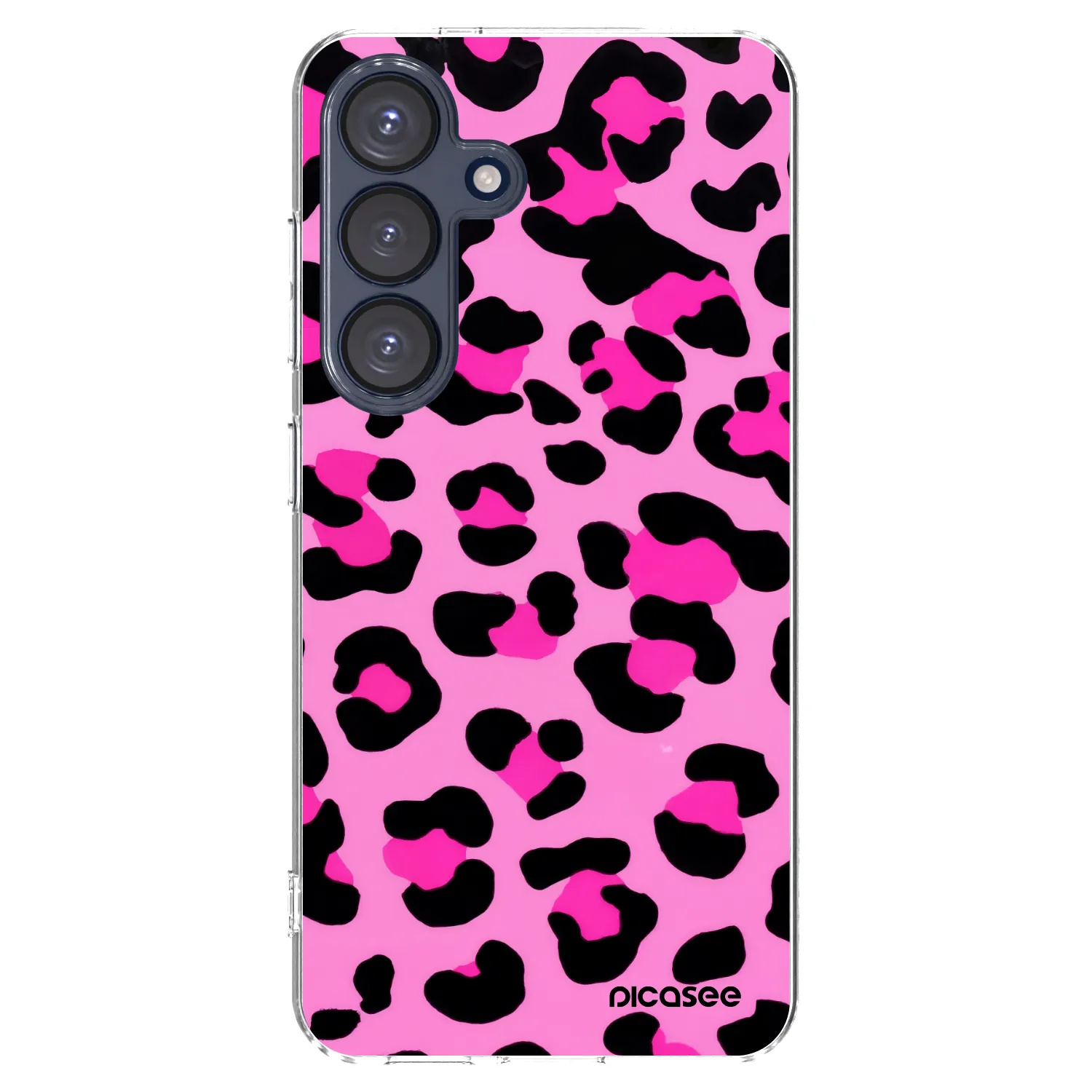 Picasee silikónový prehľadný obal pre Samsung Galaxy S25 5G - Pink Tiger