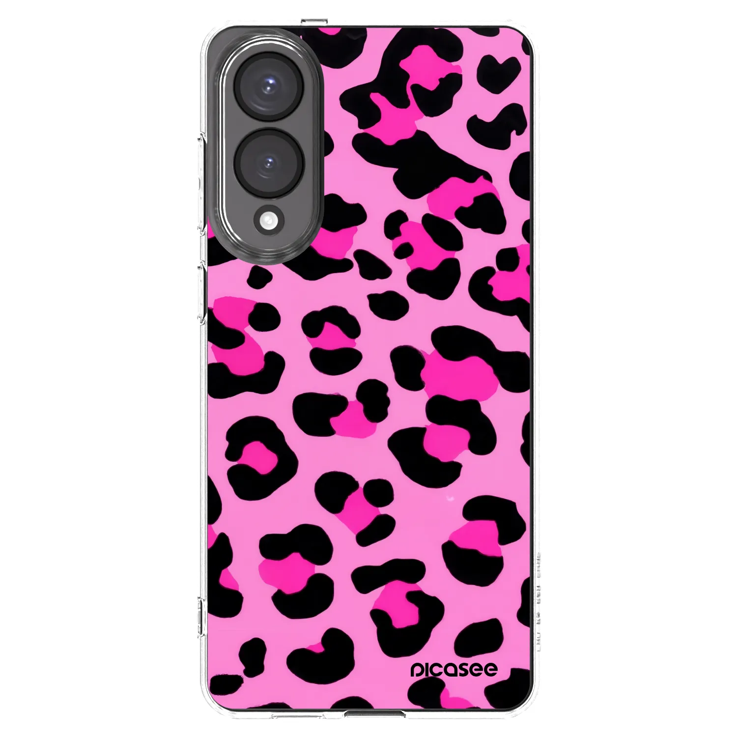 Silikónový prehľadný obal pre Samsung Galaxy S25 Edge 5G - Pink Tiger