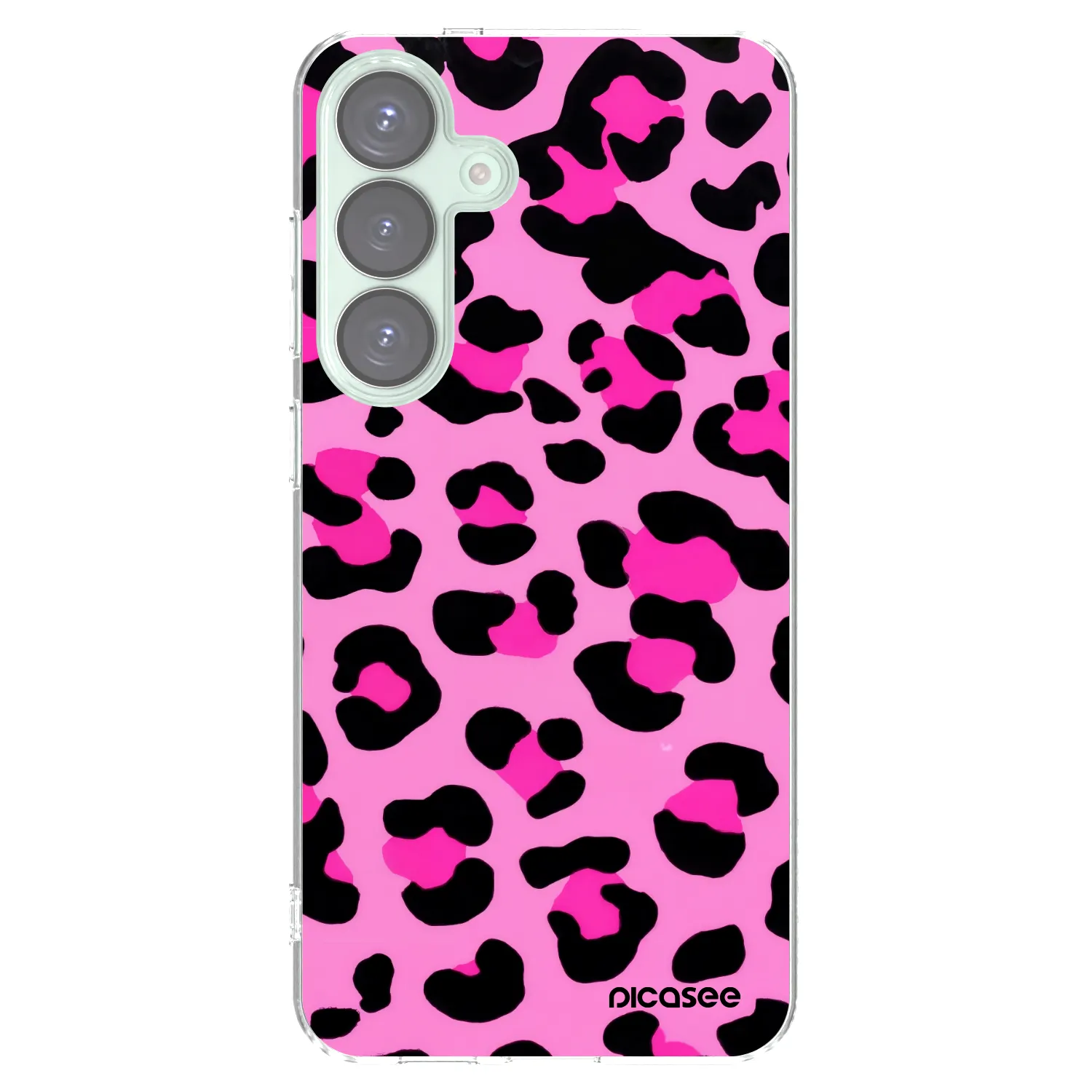 Picasee silikónový prehľadný obal pre Samsung Galaxy S25+ 5G - Pink Tiger