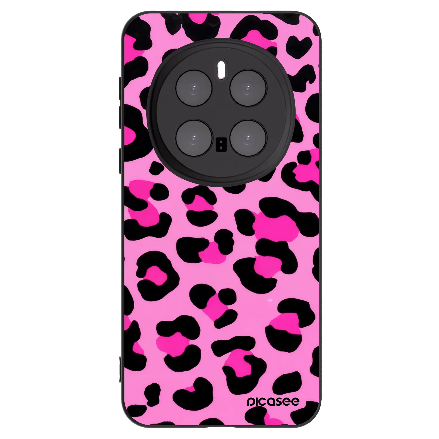 Picasee silikónový čierny obal pre Honor Magic7 Pro 5G - Pink Tiger