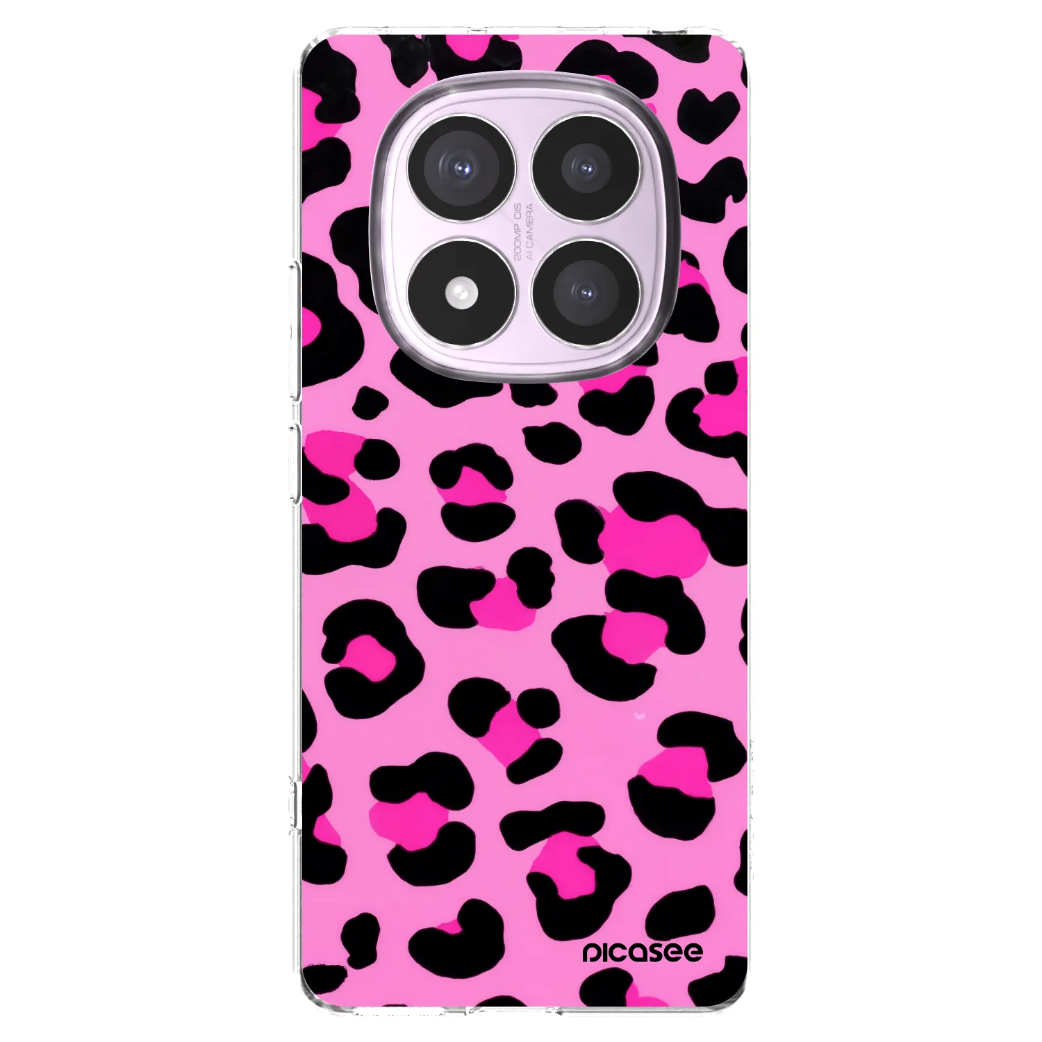 Silikónový prehľadný obal pre Xiaomi Redmi Note 14 Pro 4G - Pink Tiger