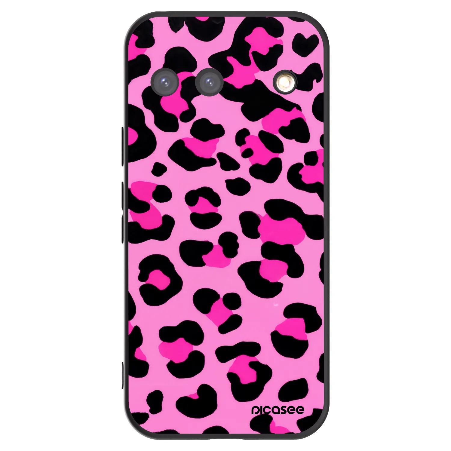 Picasee silikónový čierny obal pre Google Pixel 9 - Pink Tiger