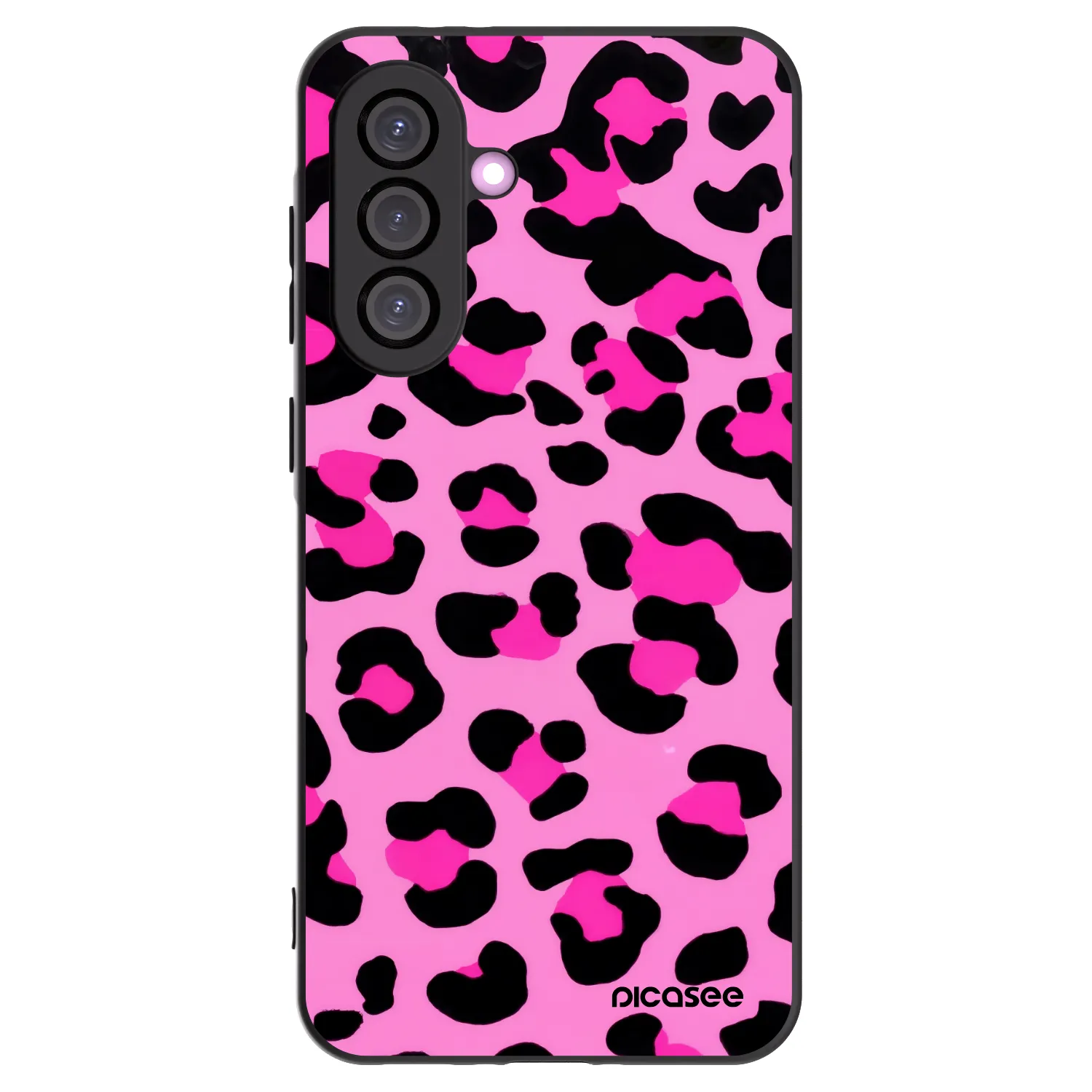 Picasee silikónový čierny obal pre Samsung Galaxy A56 5G A566B - Pink Tiger