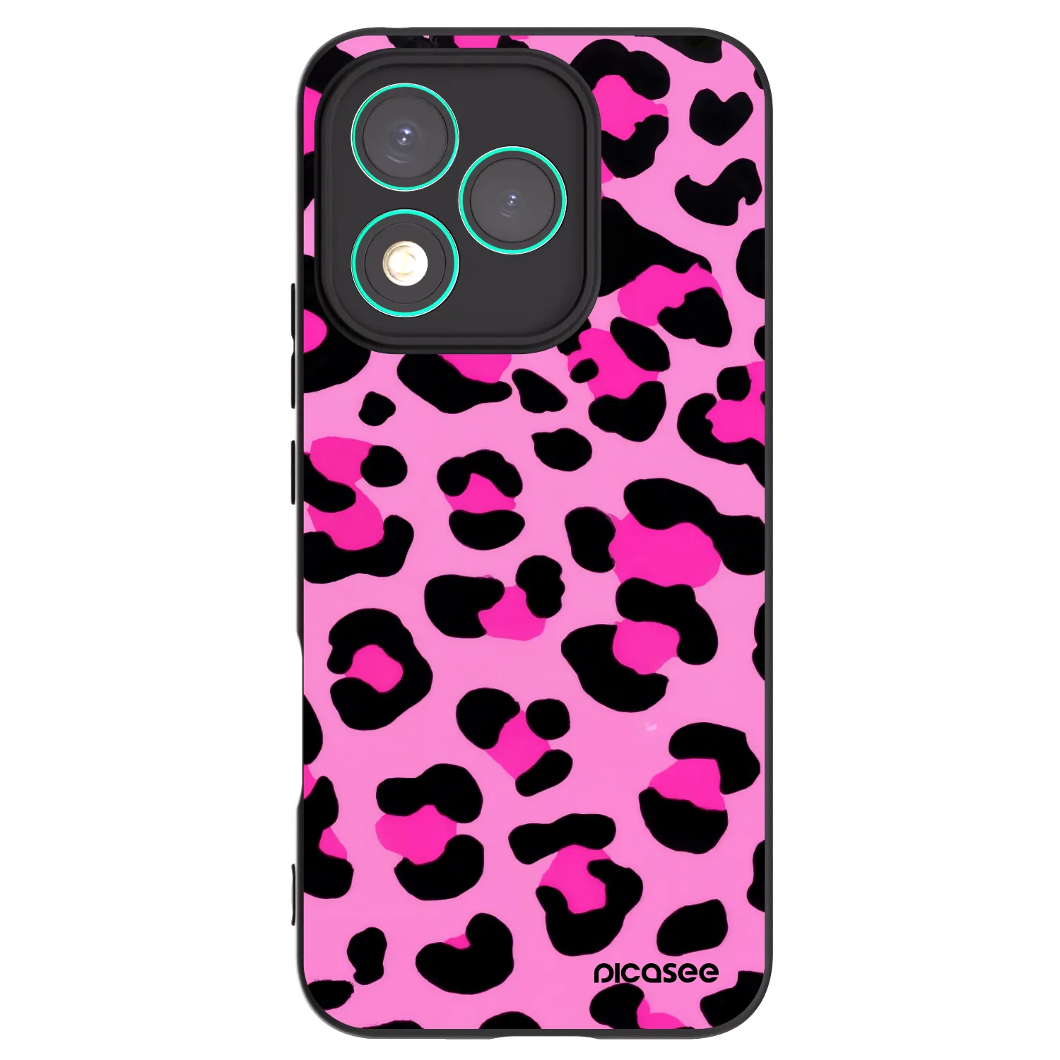 Picasee silikónový čierny obal pre Honor 400 Lite 5G - Pink Tiger