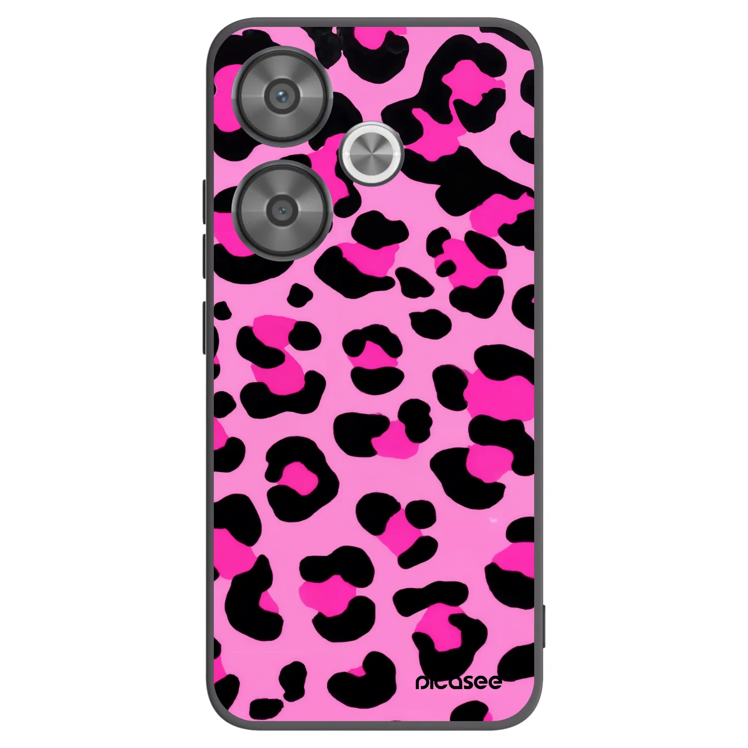 Silikónový čierny obal pre Xiaomi Poco F6 - Pink Tiger