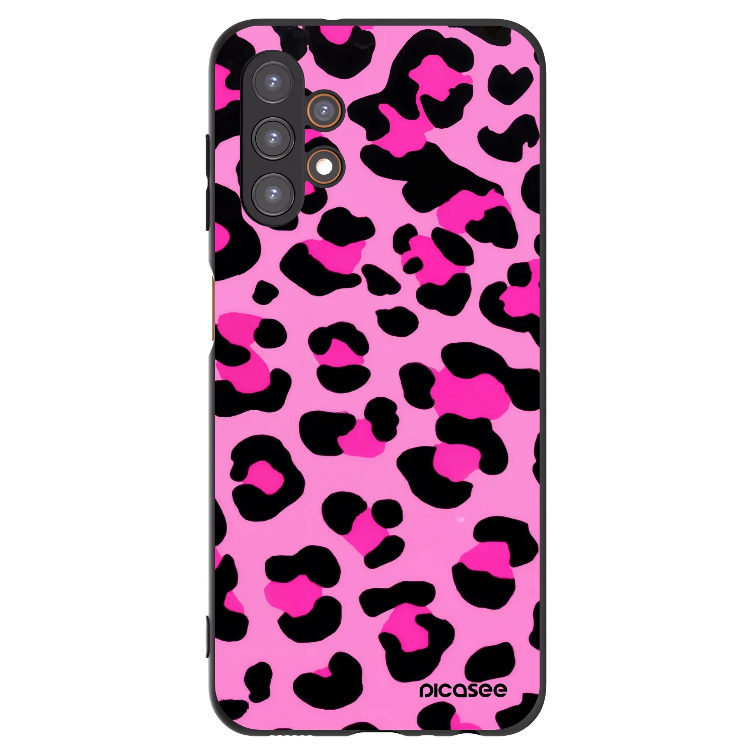 Picasee silikónový čierny obal pre Samsung Galaxy A13 5G - Pink Tiger
