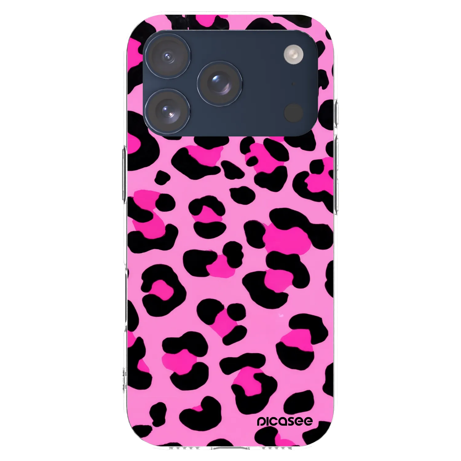 Picasee silikónový prehľadný obal pre Apple iPhone 17 Pro - Pink Tiger