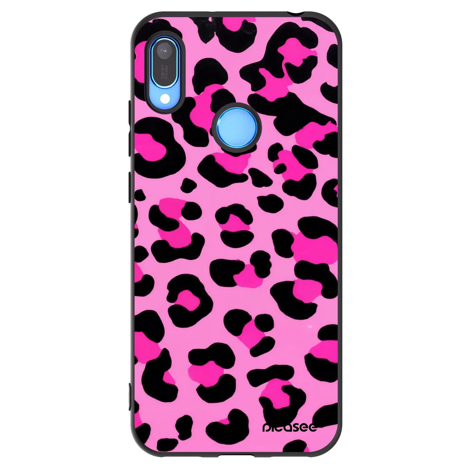 Picasee silikónový čierny obal pre Huawei Y6 2019 - Pink Tiger