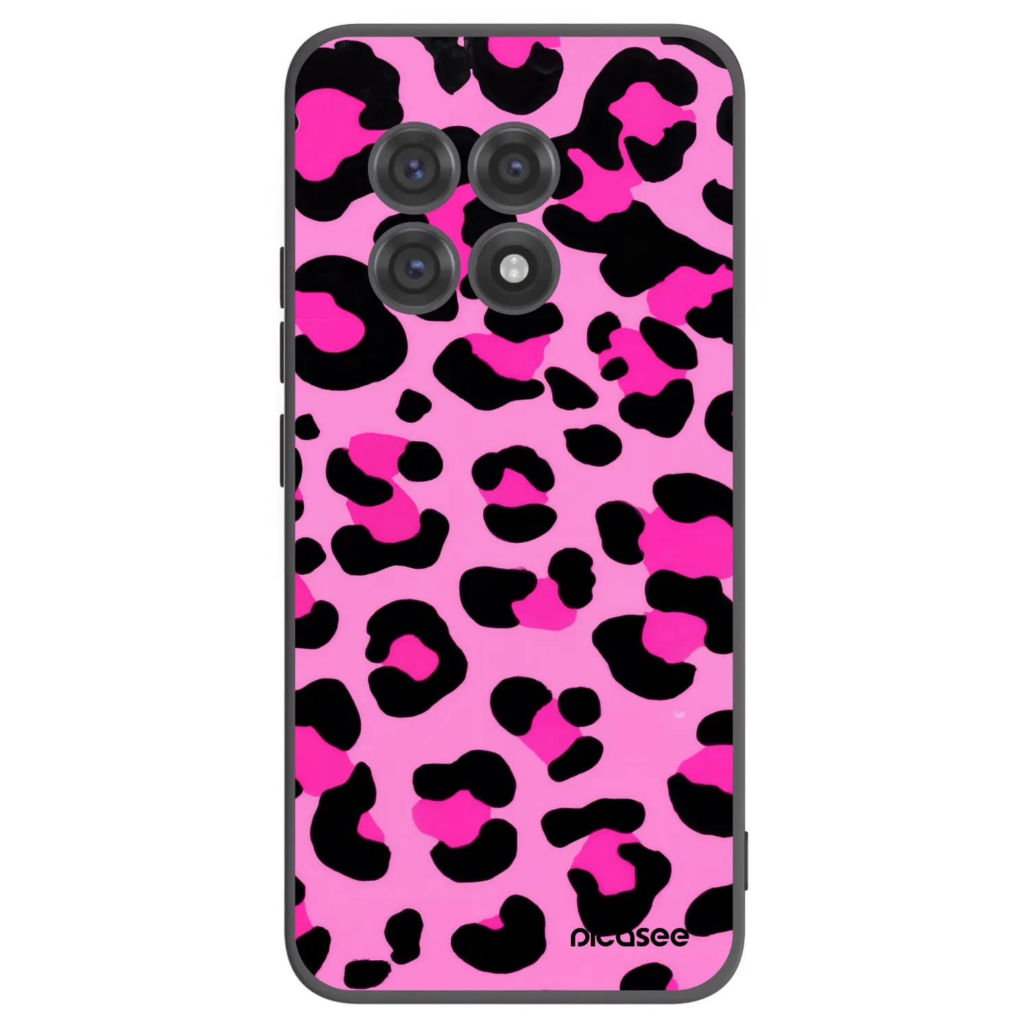 Picasee silikónový čierny obal pre OnePlus 13R 5G - Pink Tiger