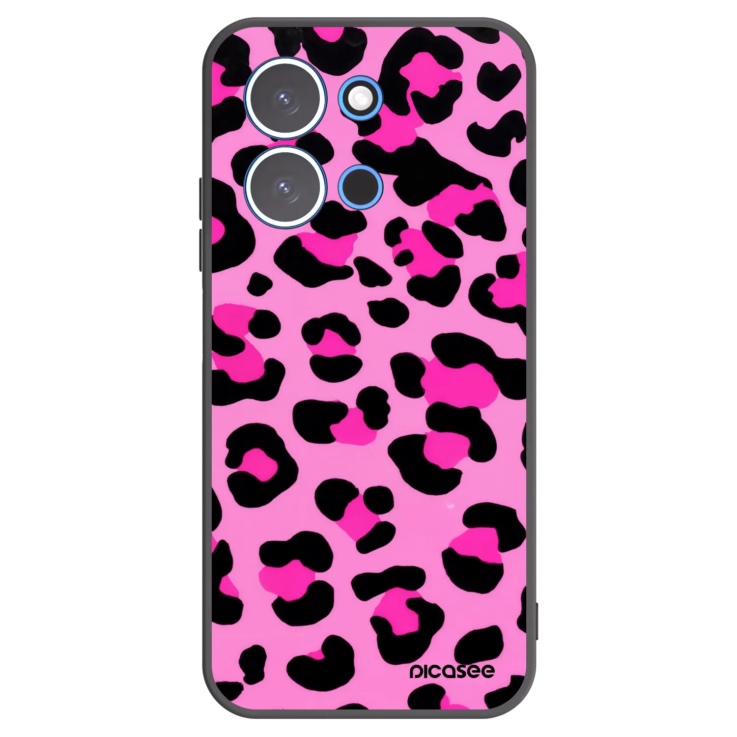 Picasee silikónový čierny obal pre Xiaomi Redmi 15C 4G - Pink Tiger