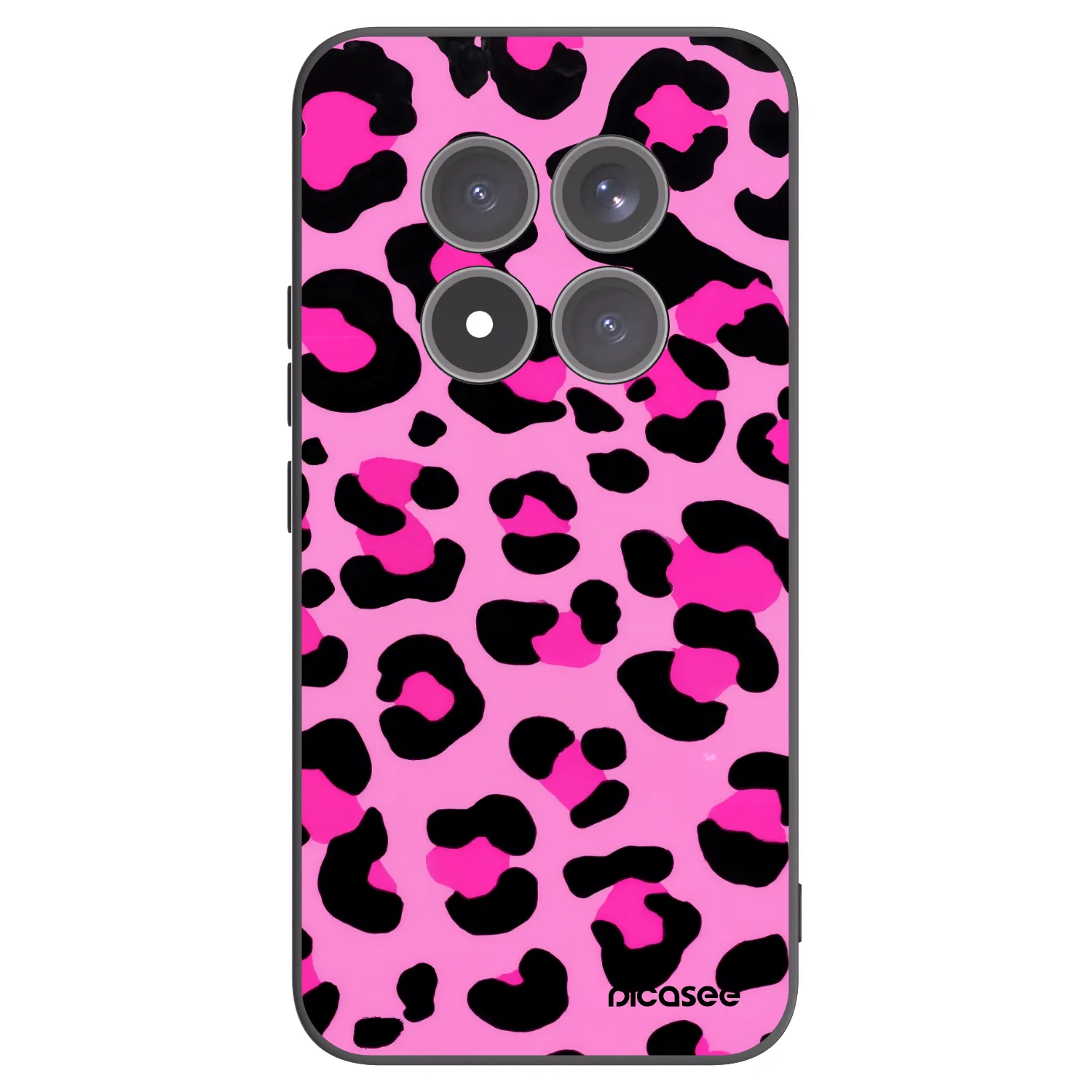 Silikónový čierny obal pre Xiaomi Redmi Note 15 Pro+ - Pink Tiger
