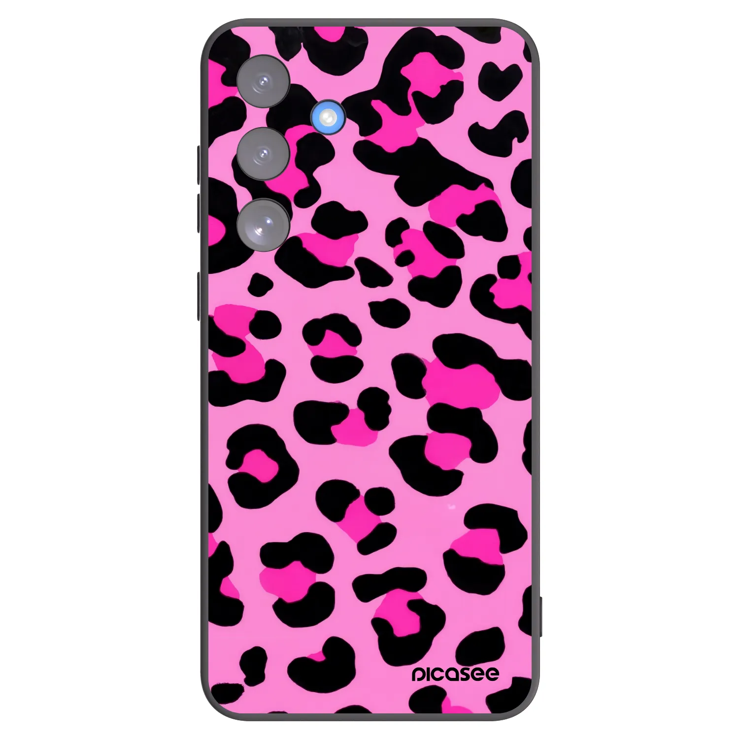 Picasee silikónový čierny obal pre Samsung Galaxy S25 FE 5G - Pink Tiger