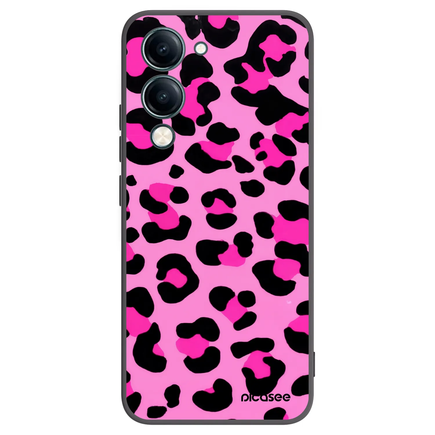 Picasee silikónový čierny obal pre Vivo Y29s 5G - Pink Tiger