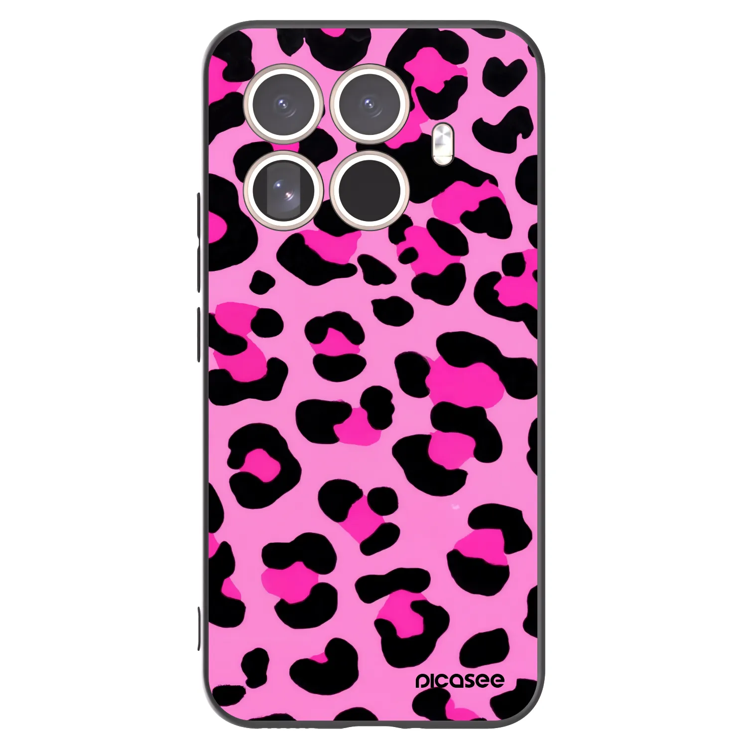 Picasee silikónový čierny obal pre Xiaomi 15T Pro - Pink Tiger