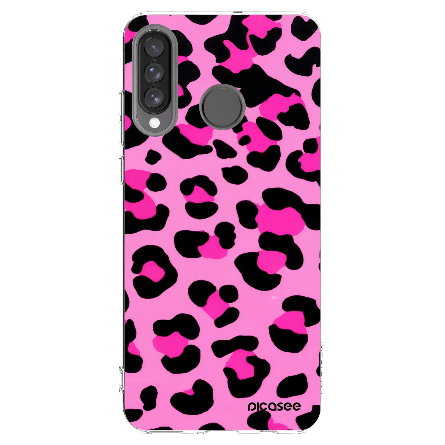 Picasee silikónový prehľadný obal pre Huawei P30 Lite - Pink Tiger
