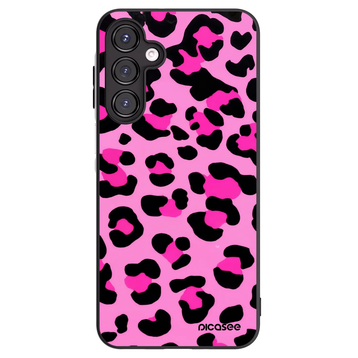 Picasee silikónový čierny obal pre Samsung Galaxy A16 4G - Pink Tiger