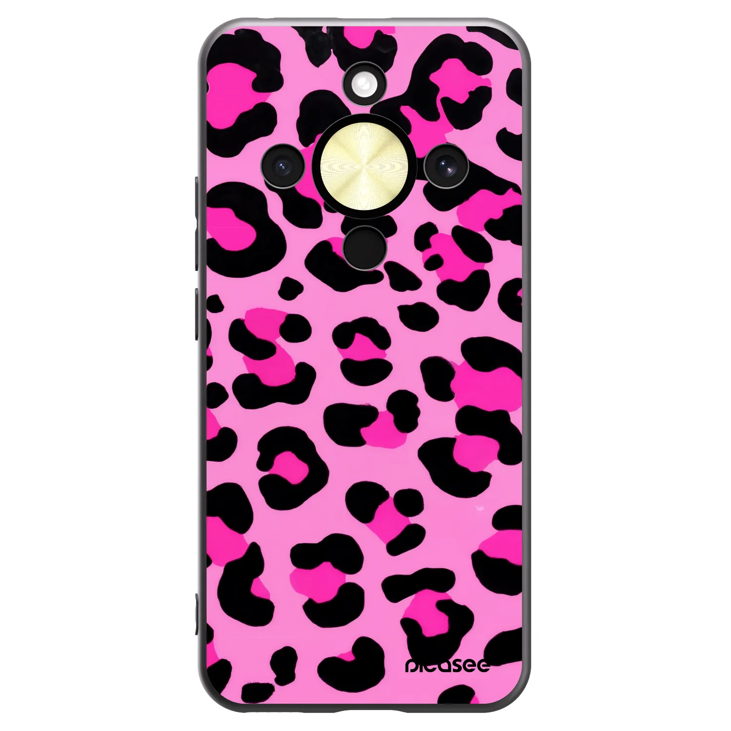 Picasee silikónový čierny obal pre Honor Magic8 Lite 5G - Pink Tiger