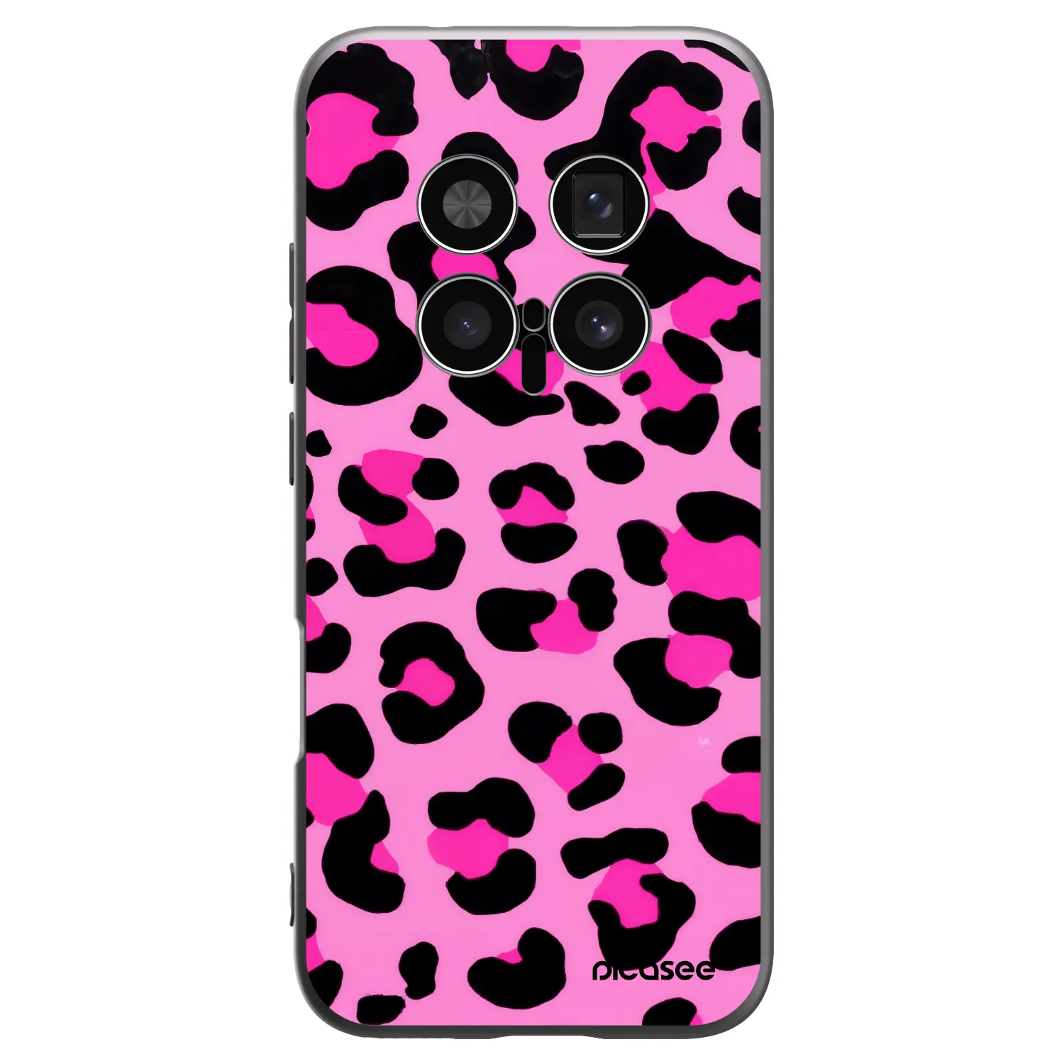 Picasee silikónový čierny obal pre Honor Magic8 Pro 5G - Pink Tiger
