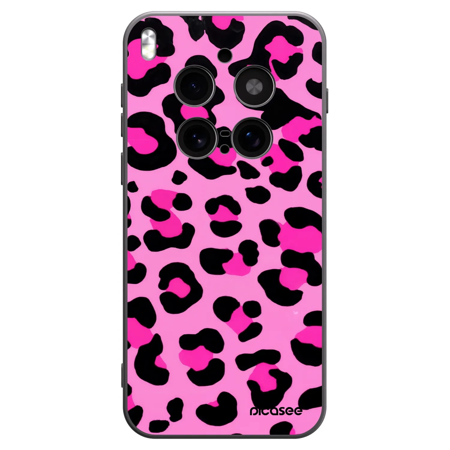 Picasee silikónový čierny obal pre Vivo X300 Pro - Pink Tiger