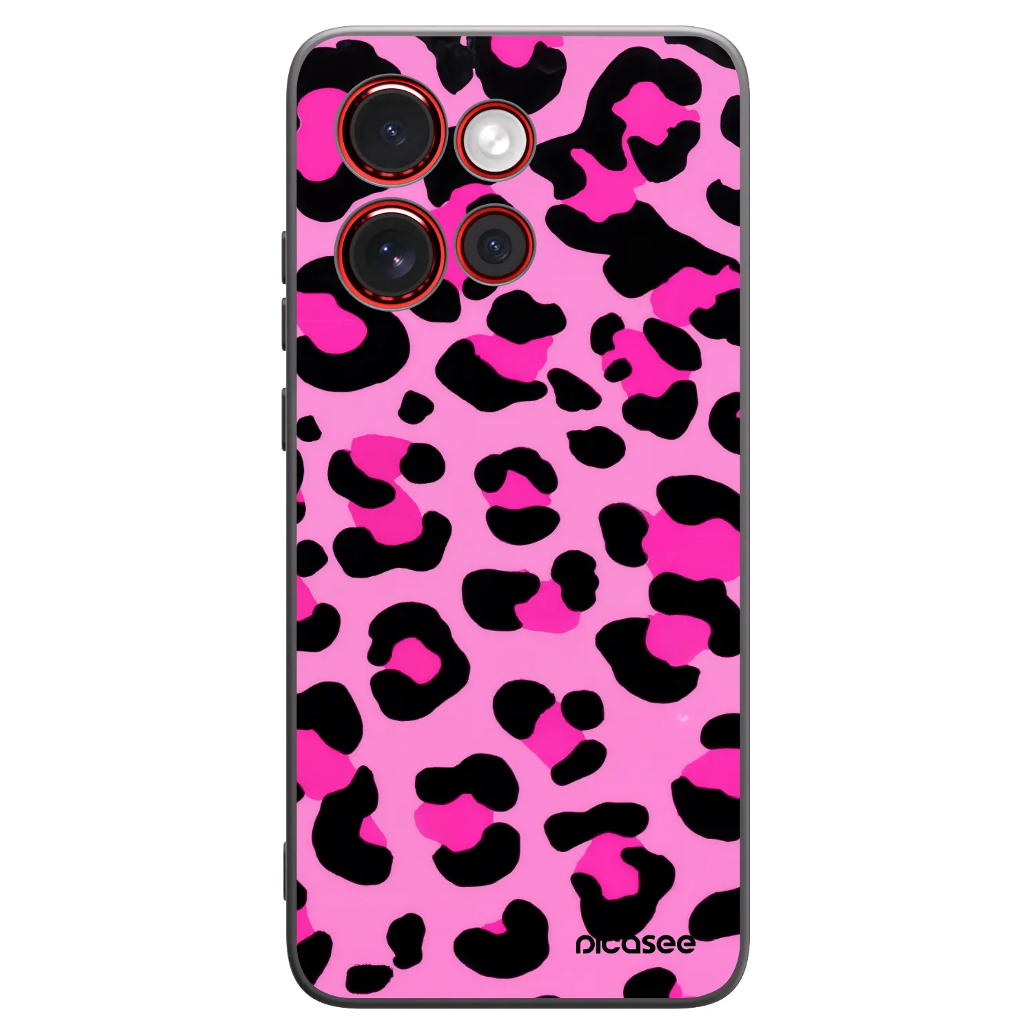 Picasee silikónový čierny obal pre Motorola Edge 60 Neo 5G - Pink Tiger