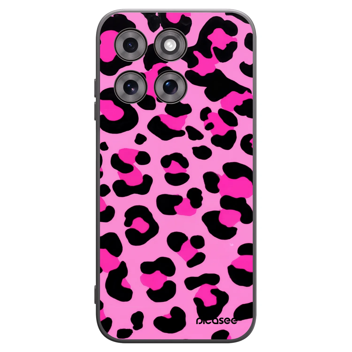 Picasee silikónový čierny obal pre Motorola Moto G77 - Pink Tiger