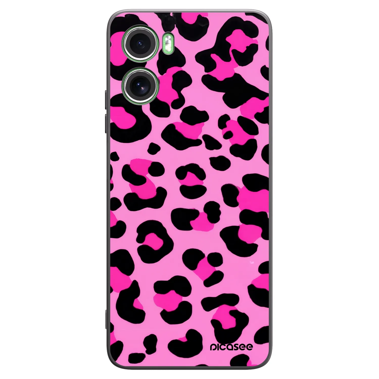 Picasee silikónový čierny obal pre Motorola Moto G06 - Pink Tiger