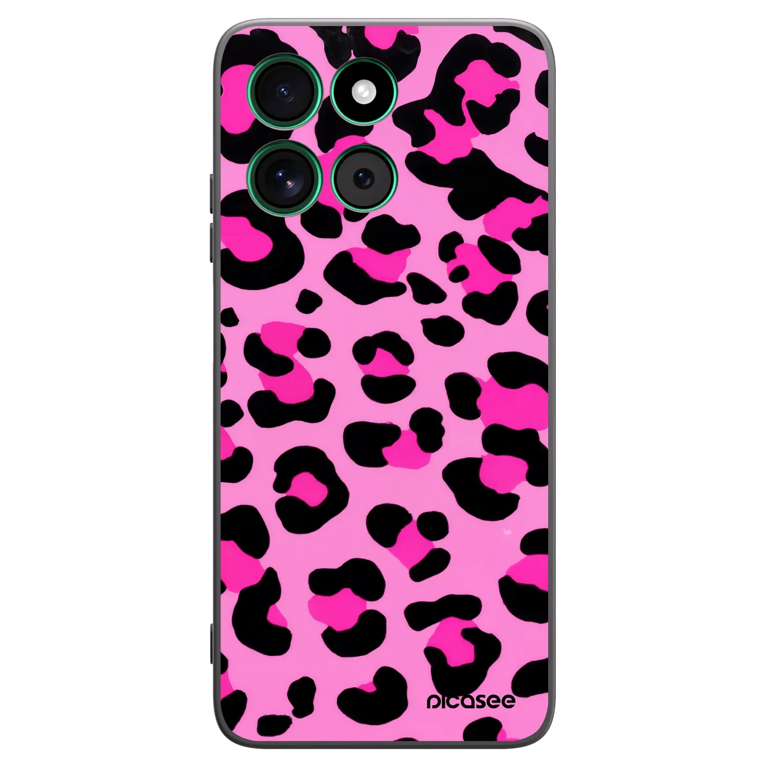 Picasee silikónový čierny obal pre Motorola Moto G57 Power - Pink Tiger