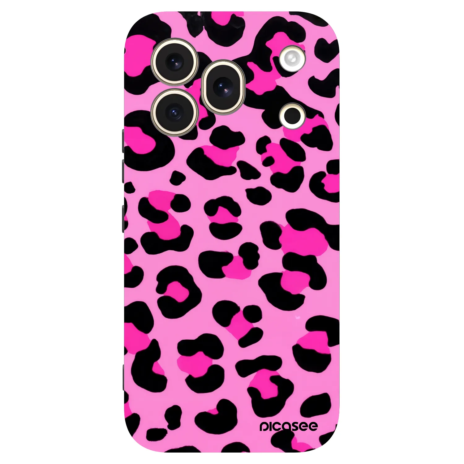 Picasee silikónový čierny obal pre Honor 600 Pro - Pink Tiger
