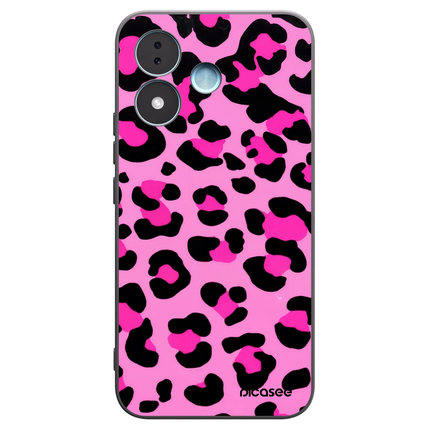 Picasee silikónový čierny obal pre Xiaomi Redmi Note 17 5G - Pink Tiger