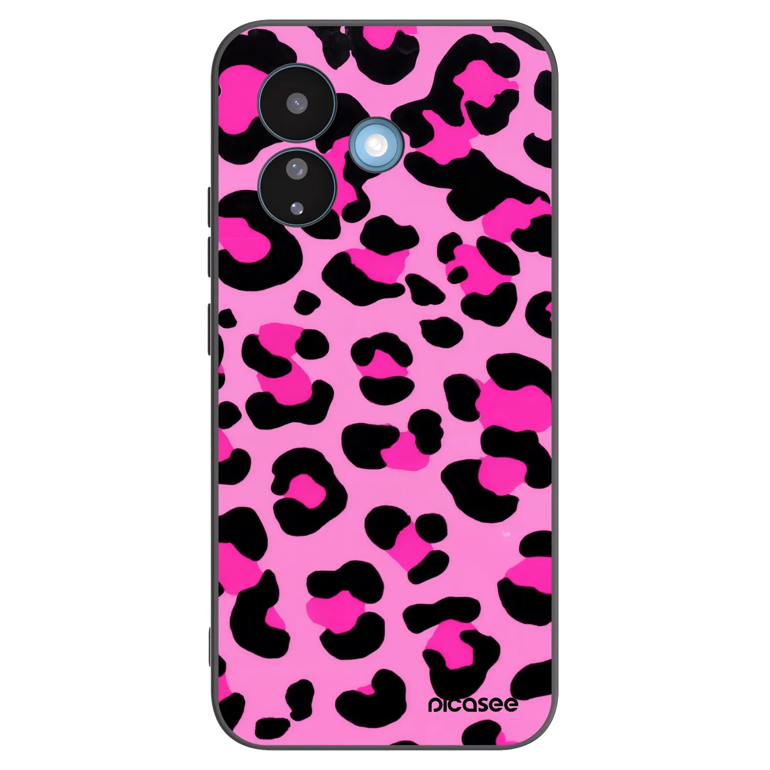 Picasee silikónový čierny obal pre Xiaomi Redmi Note 17 Pro 5G - Pink Tiger