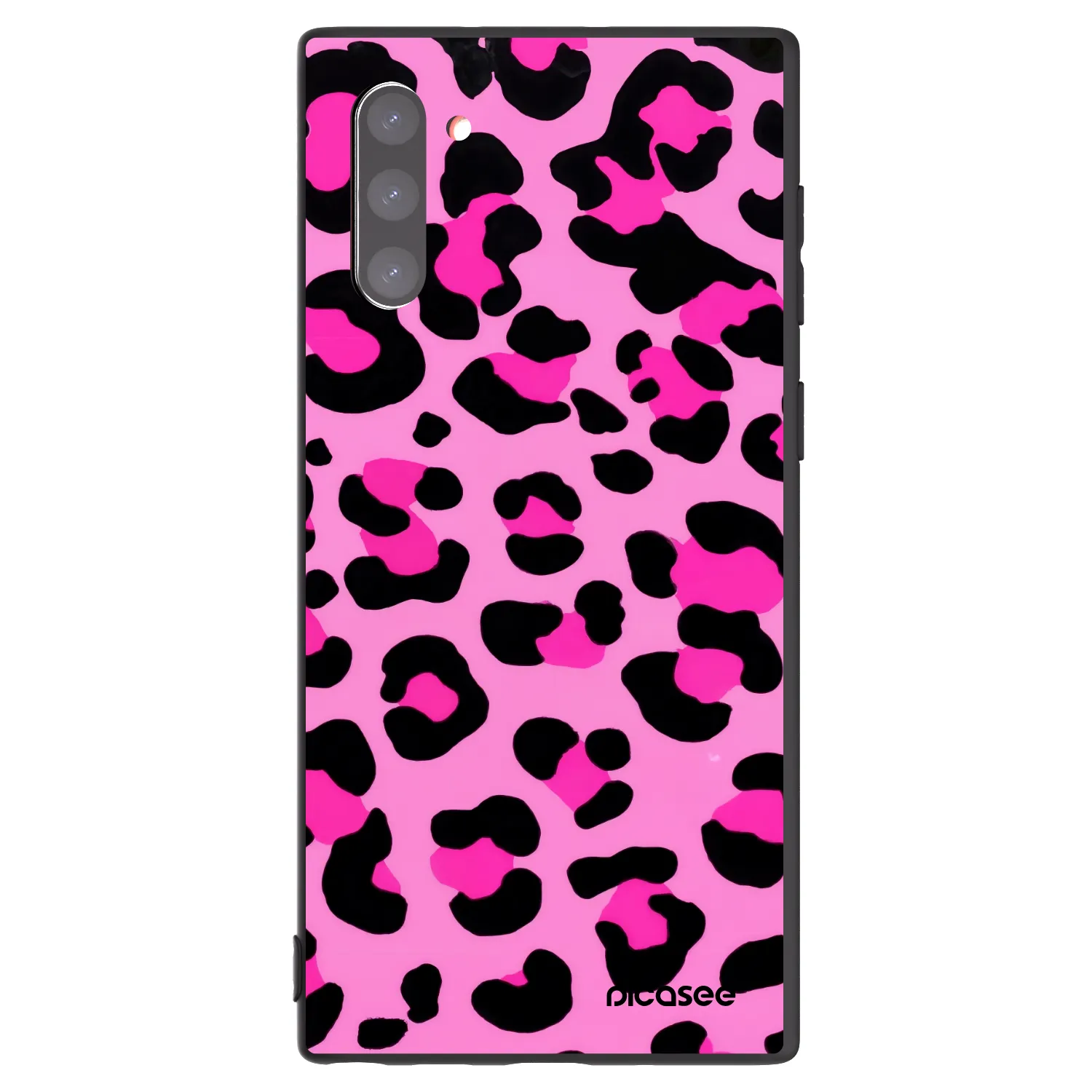 Picasee silikónový čierny obal pre Samsung Galaxy Note 10 N970F - Pink Tiger