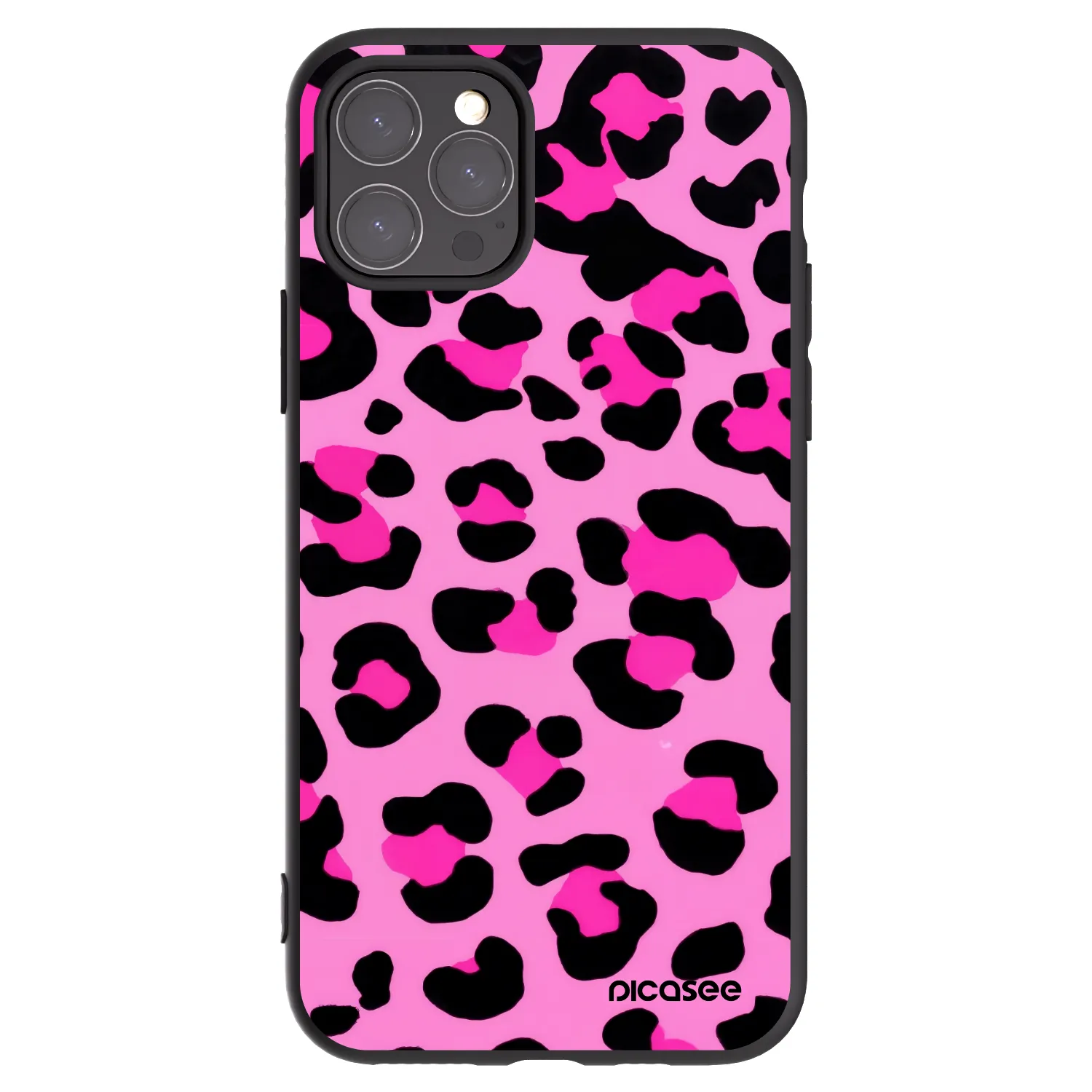 Picasee silikónový čierny obal pre Apple iPhone 11 Pro - Pink Tiger